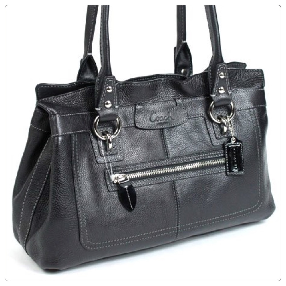 Authentic Coach black handbag